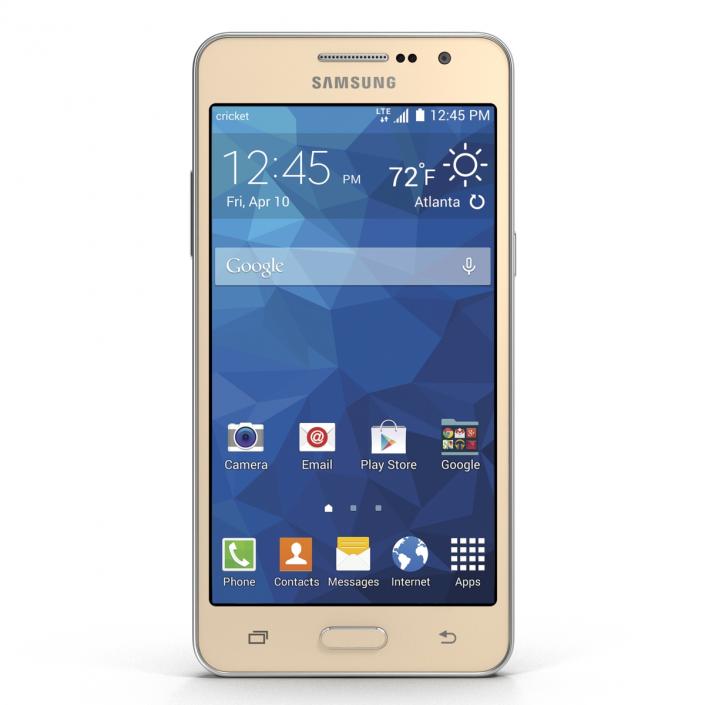 3D Samsung Galaxy Grand Prime Gold