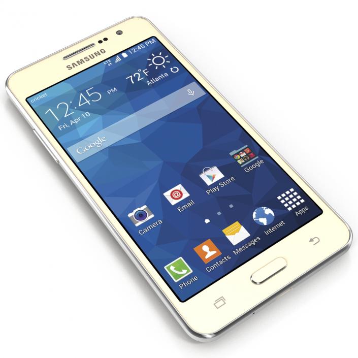 3D Samsung Galaxy Grand Prime Gold