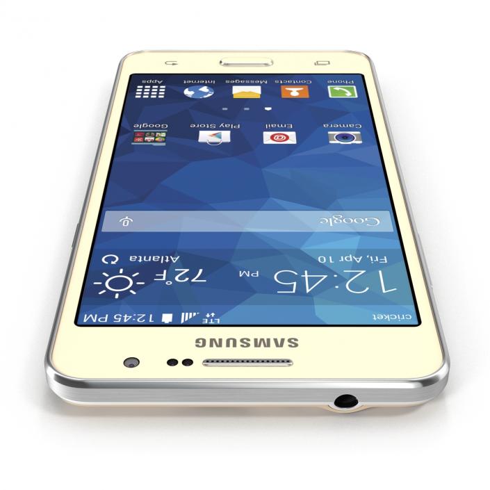 3D Samsung Galaxy Grand Prime Gold