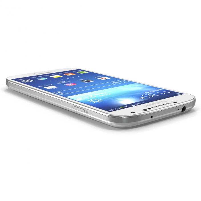 3D Samsung Galaxy S4 White model