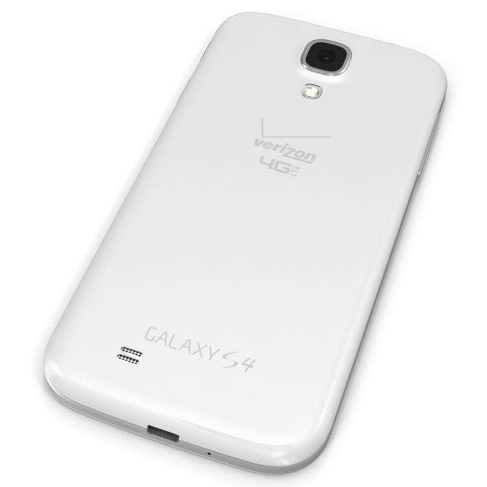 3D Samsung Galaxy S4 White model