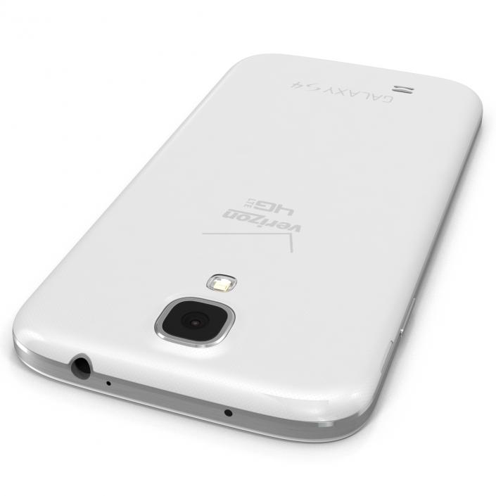 3D Samsung Galaxy S4 White model