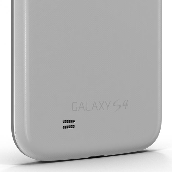 3D Samsung Galaxy S4 White model