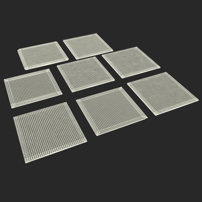 Apple Mobile Chips 3D Models Collection 3D model