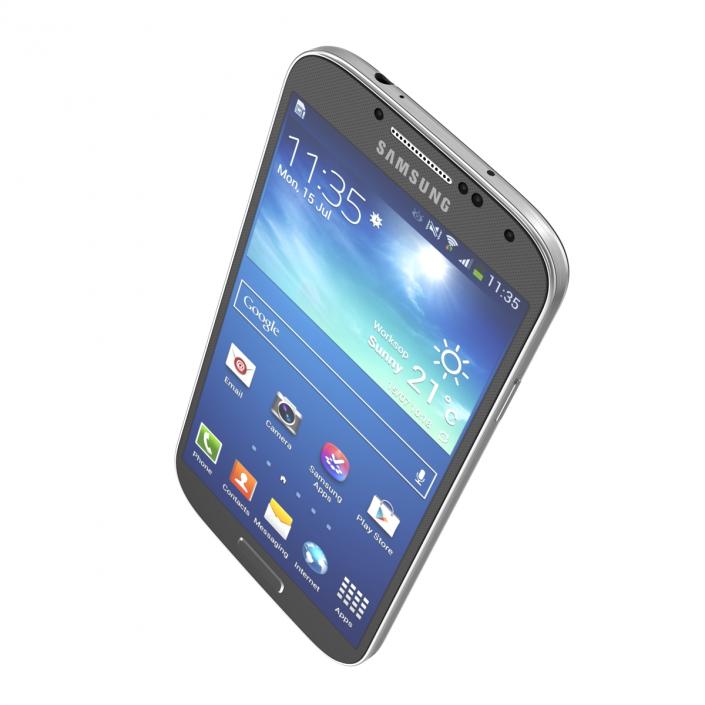 3D Samsung Galaxy S4 Black model