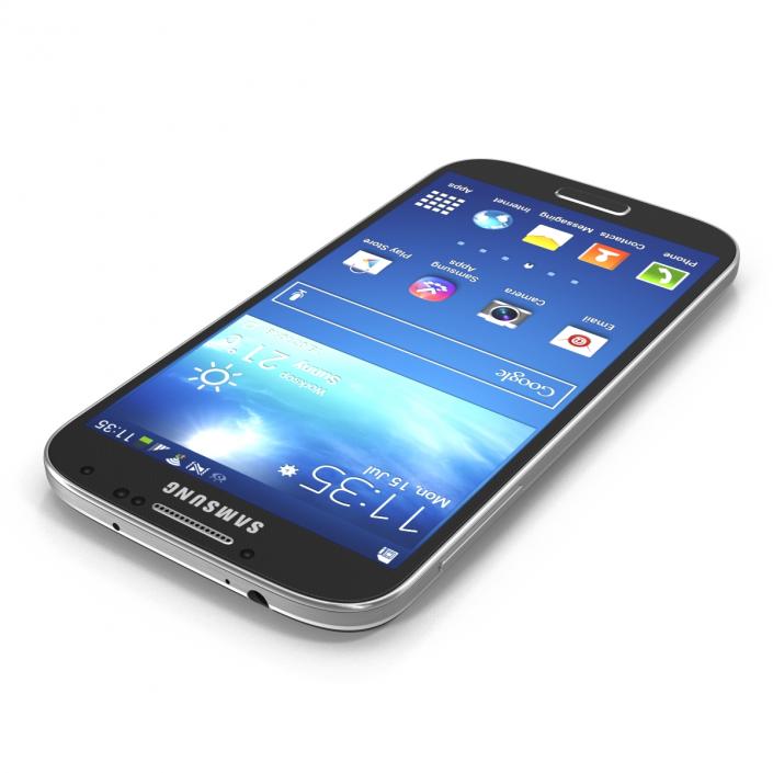 3D Samsung Galaxy S4 Black model