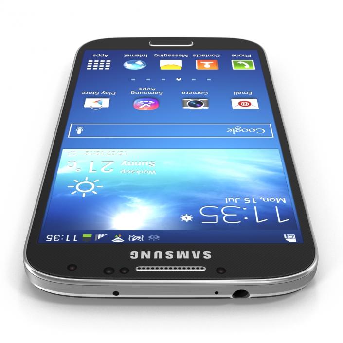 3D Samsung Galaxy S4 Black model