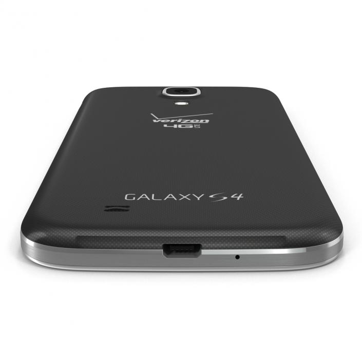 3D Samsung Galaxy S4 Black model