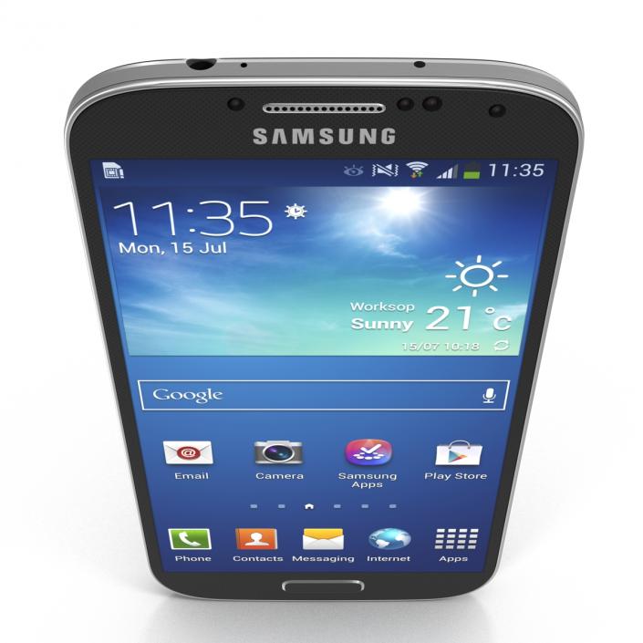 3D Samsung Galaxy S4 Black model