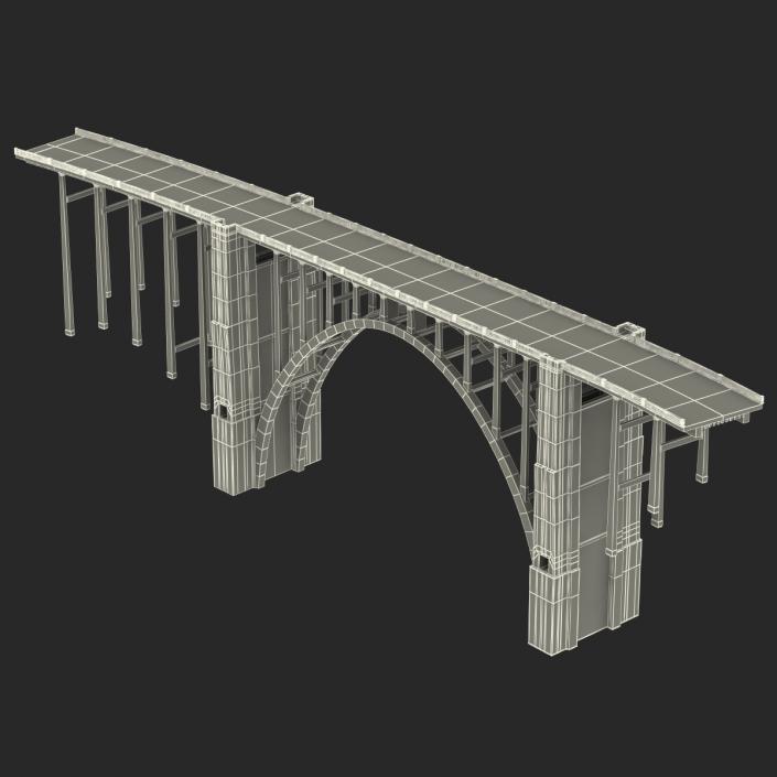 Bixby Creek Bridge in Big Sur 3D model