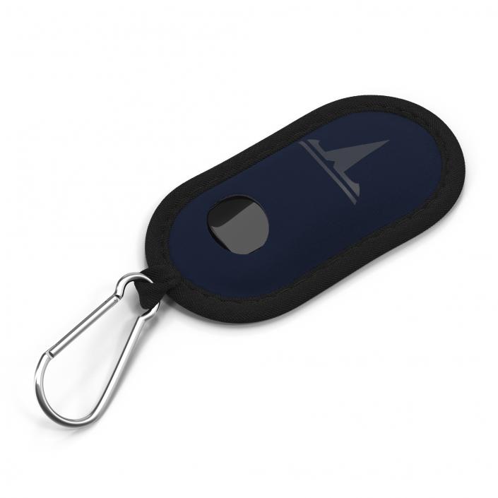 3D Tesla Key Fob Inside Blue Cover