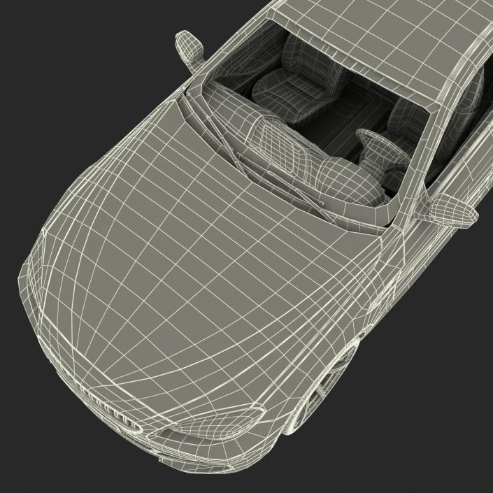 Generic Sedan Simple Interior 3D model