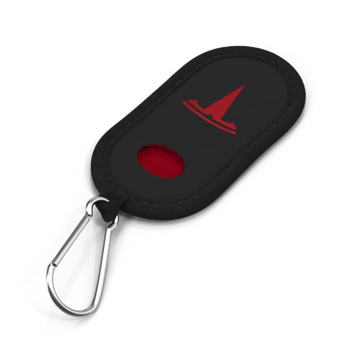 Tesla S Key Fob Black Cover 3D