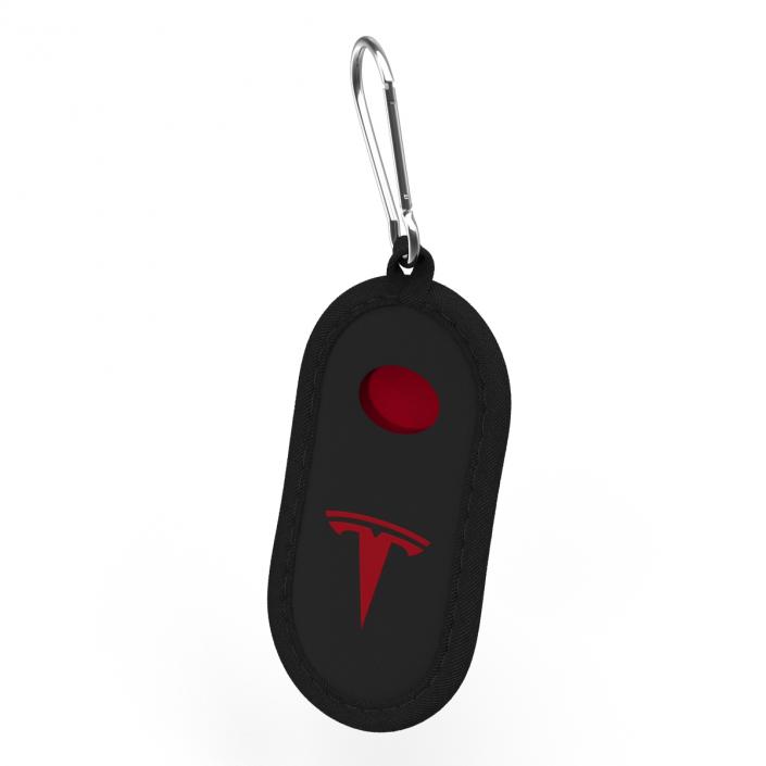 Tesla S Key Fob Black Cover 3D