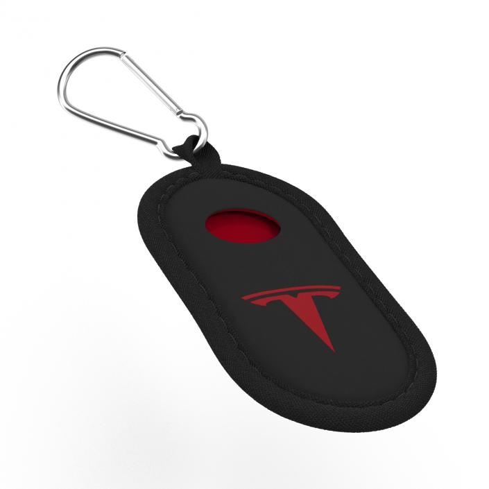 Tesla S Key Fob Black Cover 3D