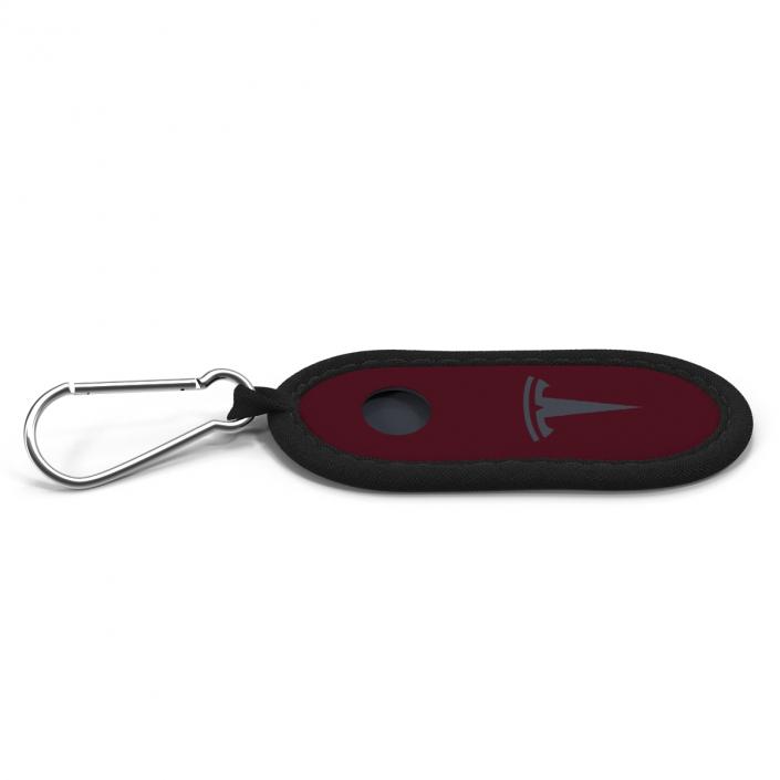 3D model Tesla S Key Fob Red Cover