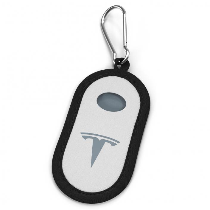 Tesla S Key Fob White Cover 3D