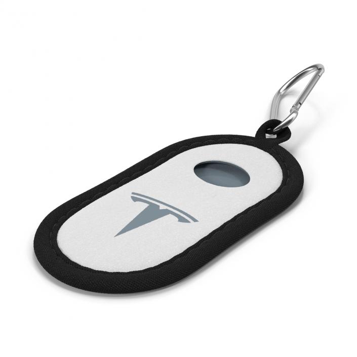 Tesla S Key Fob White Cover 3D