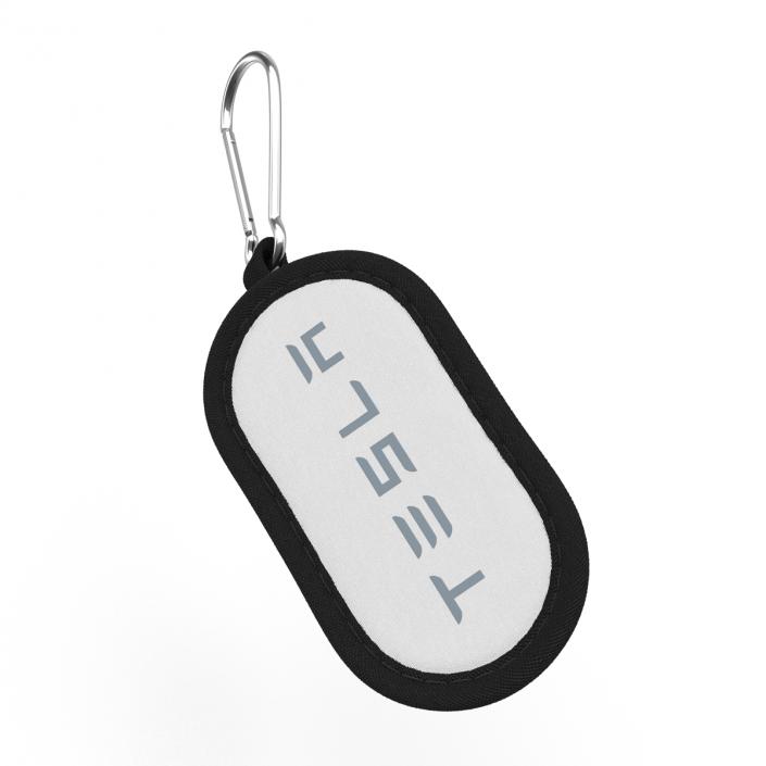 Tesla S Key Fob White Cover 3D