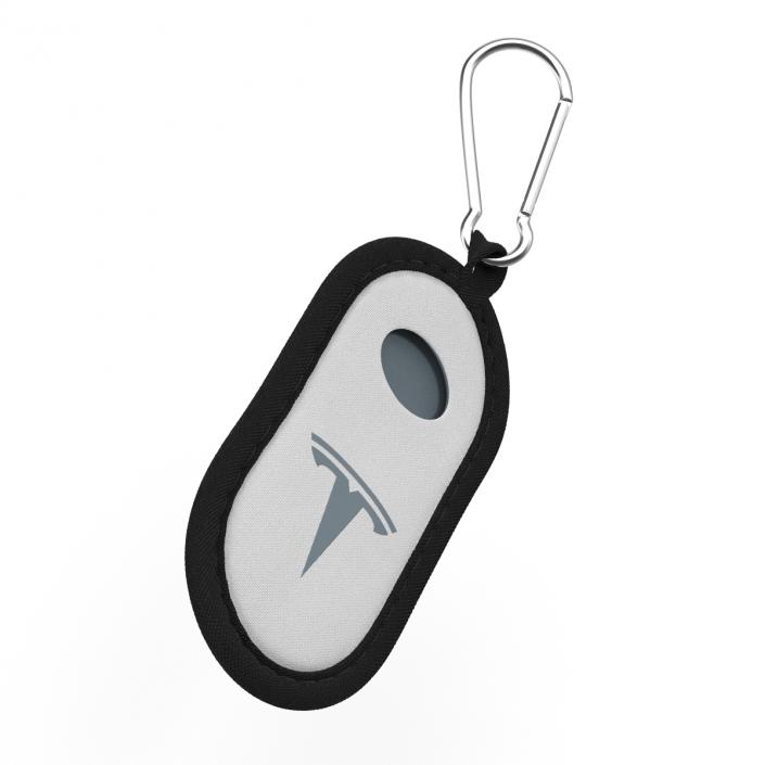 Tesla S Key Fob White Cover 3D