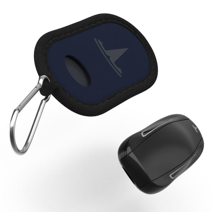 3D model Tesla S Key Fob And Blue Cover