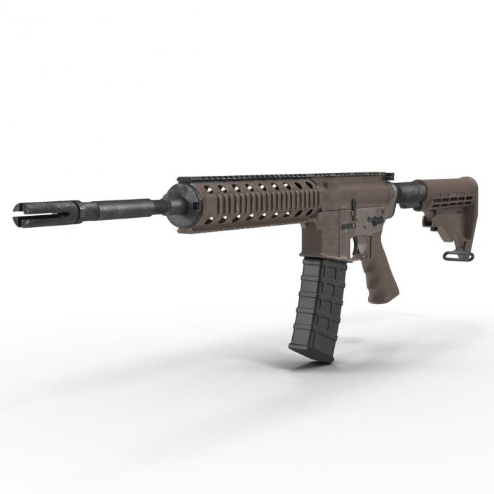 3D model Assault Riffle Generic Sandy 4