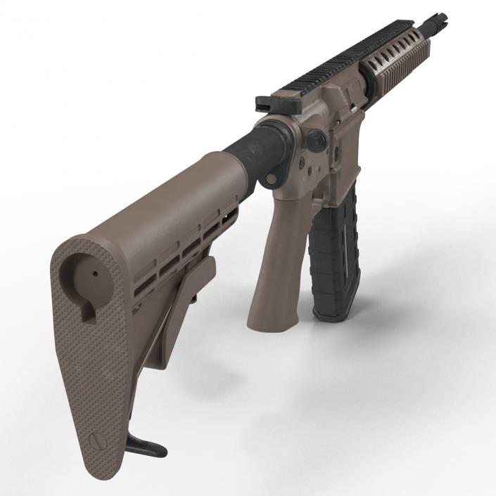 3D model Assault Riffle Generic Sandy 4