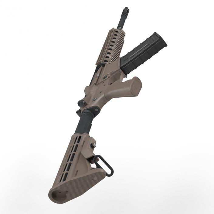 3D model Assault Riffle Generic Sandy 4