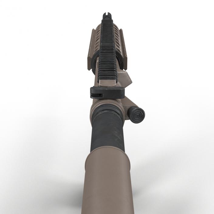 3D model Assault Riffle Generic Sandy 4