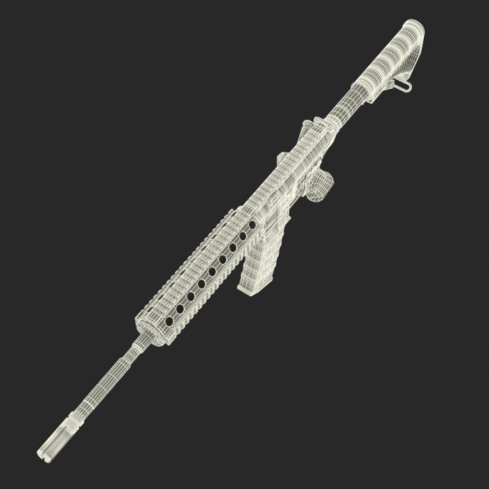 3D model Assault Riffle Generic Sandy 4