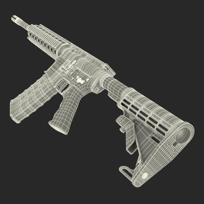 3D model Assault Riffle Generic Sandy 4