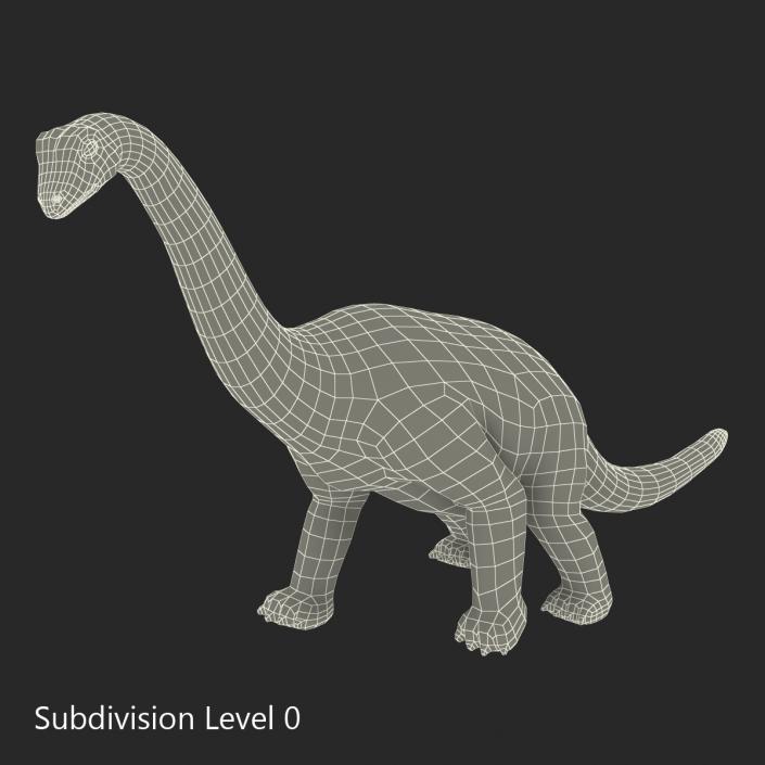 3D Dinosaur Toy Brachiosaurus