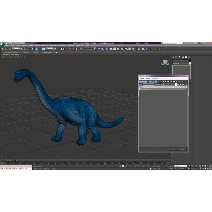 3D Dinosaur Toy Brachiosaurus