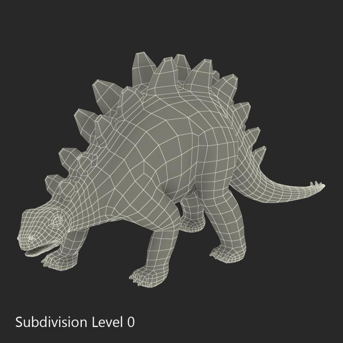 Dinosaur Toy Stegosaurus 3D model