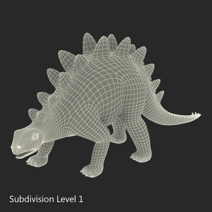 Dinosaur Toy Stegosaurus 3D model