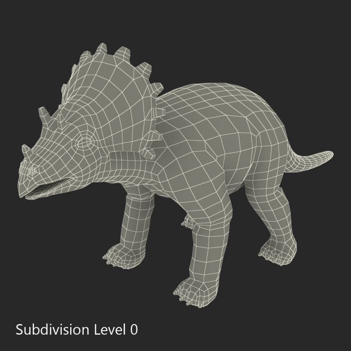 Dinosaur Toy Triceratops 3D model