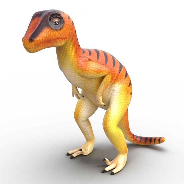 3D model Dinosaur Toy Velociraptor