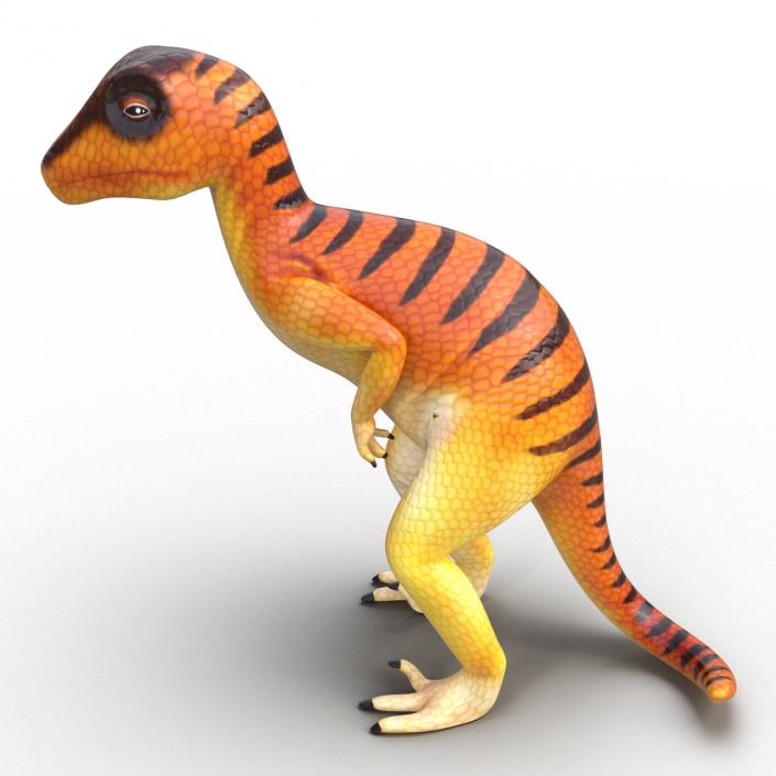 3D model Dinosaur Toy Velociraptor