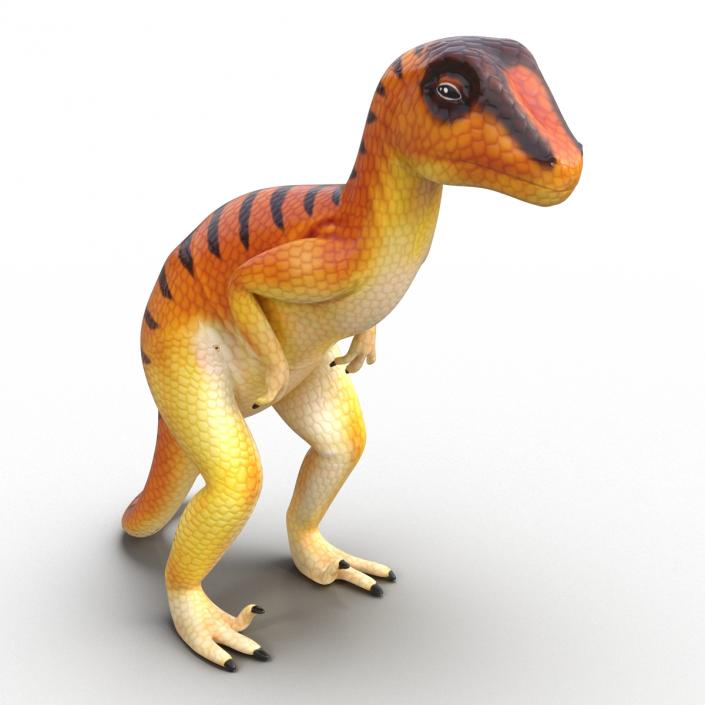 3D model Dinosaur Toy Velociraptor