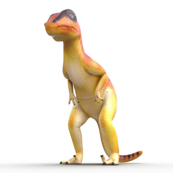 3D model Dinosaur Toy Velociraptor