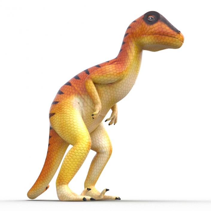 3D model Dinosaur Toy Velociraptor