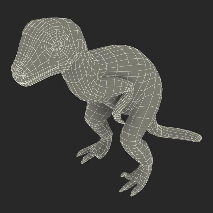 3D model Dinosaur Toy Velociraptor