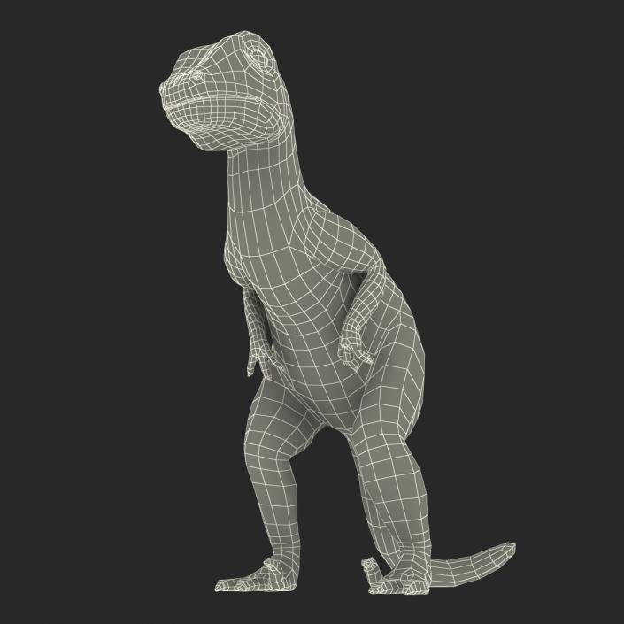 3D model Dinosaur Toy Velociraptor