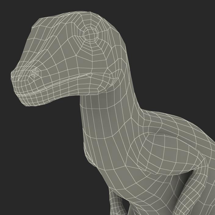 3D model Dinosaur Toy Velociraptor