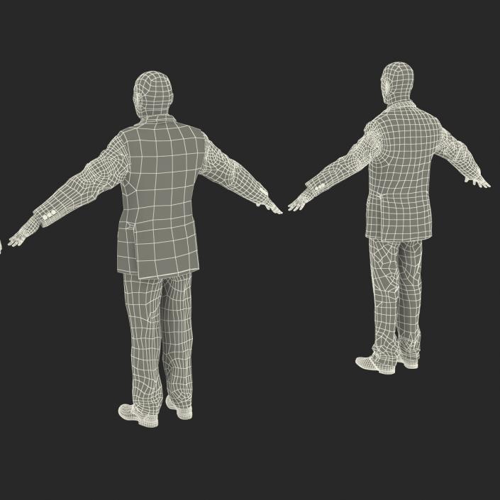 3D model Rigged Businessmans Collection