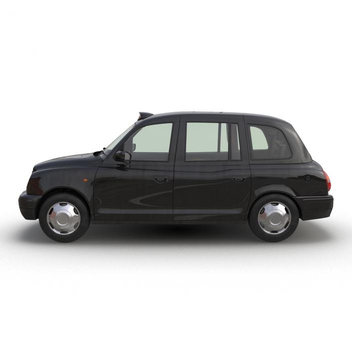 3D London Cab TX1 Rigged