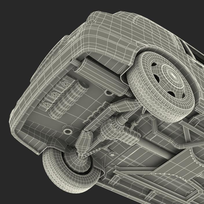 3D London Cab TX1 Rigged