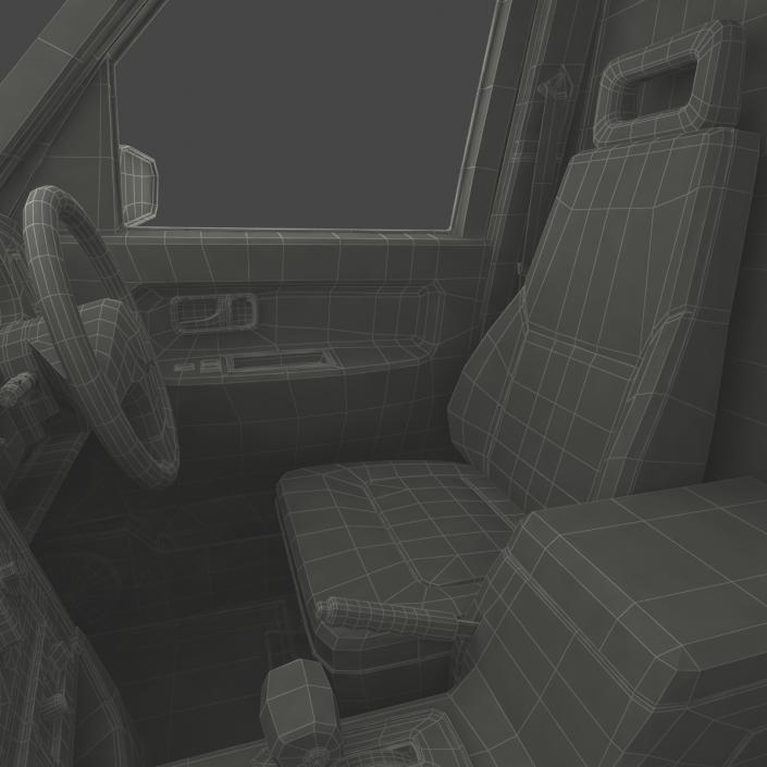 3D London Cab TX1 Rigged