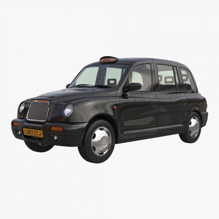 London Cab TX1 3D model