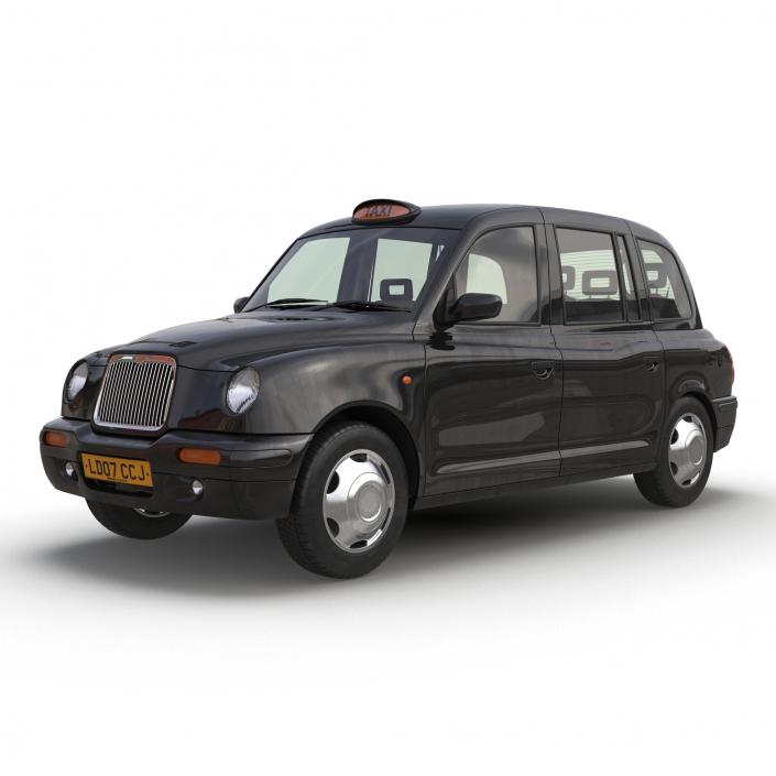 London Cab TX1 3D model